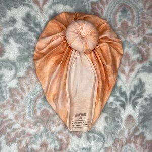 Peach tie-dye kids Turban